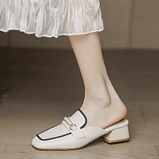 Beige Premium Soft Leather Shoe - 2