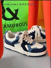 Beautiful men's sneakers with high-quality canvas fabric combined with suede, youthful and dynamic style - 3