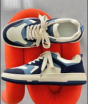 Beautiful men's sneakers with high-quality canvas fabric combined with suede, youthful and dynamic style - 4