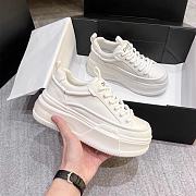 Double Botton High Quality White Sneaker 2023 - 1