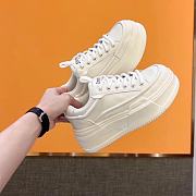 Double Botton High Quality White Sneaker 2023 - 5