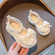 Doll Shoes Breathable Soft Sole Leather in white for kids - 6