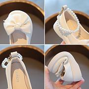 Doll Shoes Breathable Soft Sole Leather in white for kids - 5