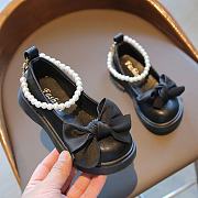 Doll Shoes Breathable Soft Sole Leather in black for kids - 1