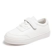 Korean style soft sole white sneakers for kids - 3