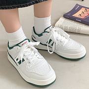 Mistery Sneakers White Shoes 3cm Height Leather MIS-701 - 3