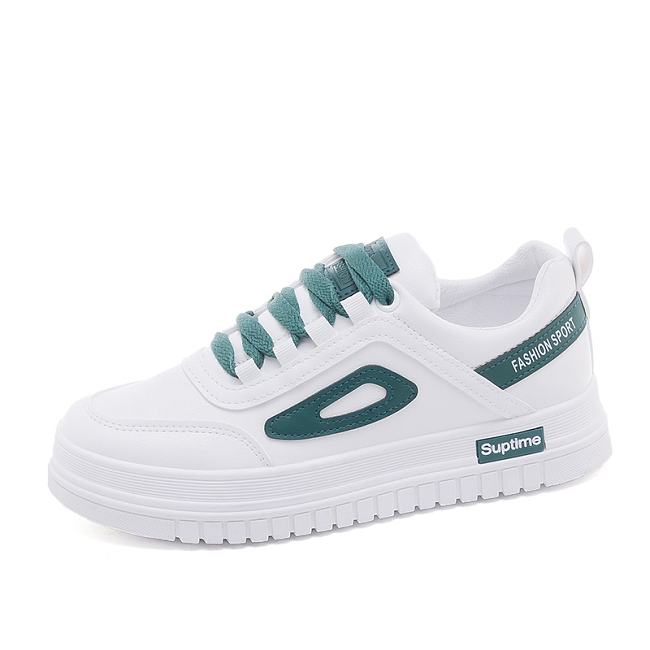 New Korean Fashion White Women's Sneakers - 1