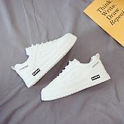 New Korean Fashion White Women's Sneakers - 2