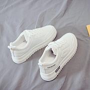 New Korean Fashion White Women's Sneakers - 5