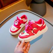 New children's sneakers cute cartoon strawberry bear casual - 5