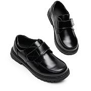 Kid black school shoes for boys Rubber shoes 527 - 2