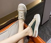 Canvas Thick Sole Sneakers - 3