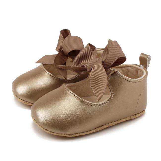  Toddler Baby Girl Soft PU Shoes  - 1