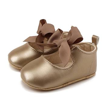  Toddler Baby Girl Soft PU Shoes 