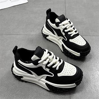 New   Style White Thick Sole Sports Shoes For Women