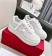 white shoes Women's  shoes with high soles - 4