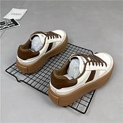 Women's sports shoes with personality brown color - 3