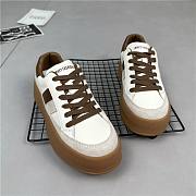 Women's sports shoes with personality brown color - 4