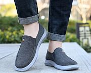 Men's Sporty Loafers - Good Fabric Breathable, Fitness Shoes Smooth Rubber Sole - 3